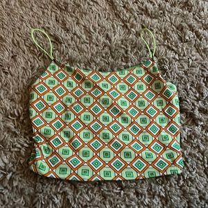 Green crop top